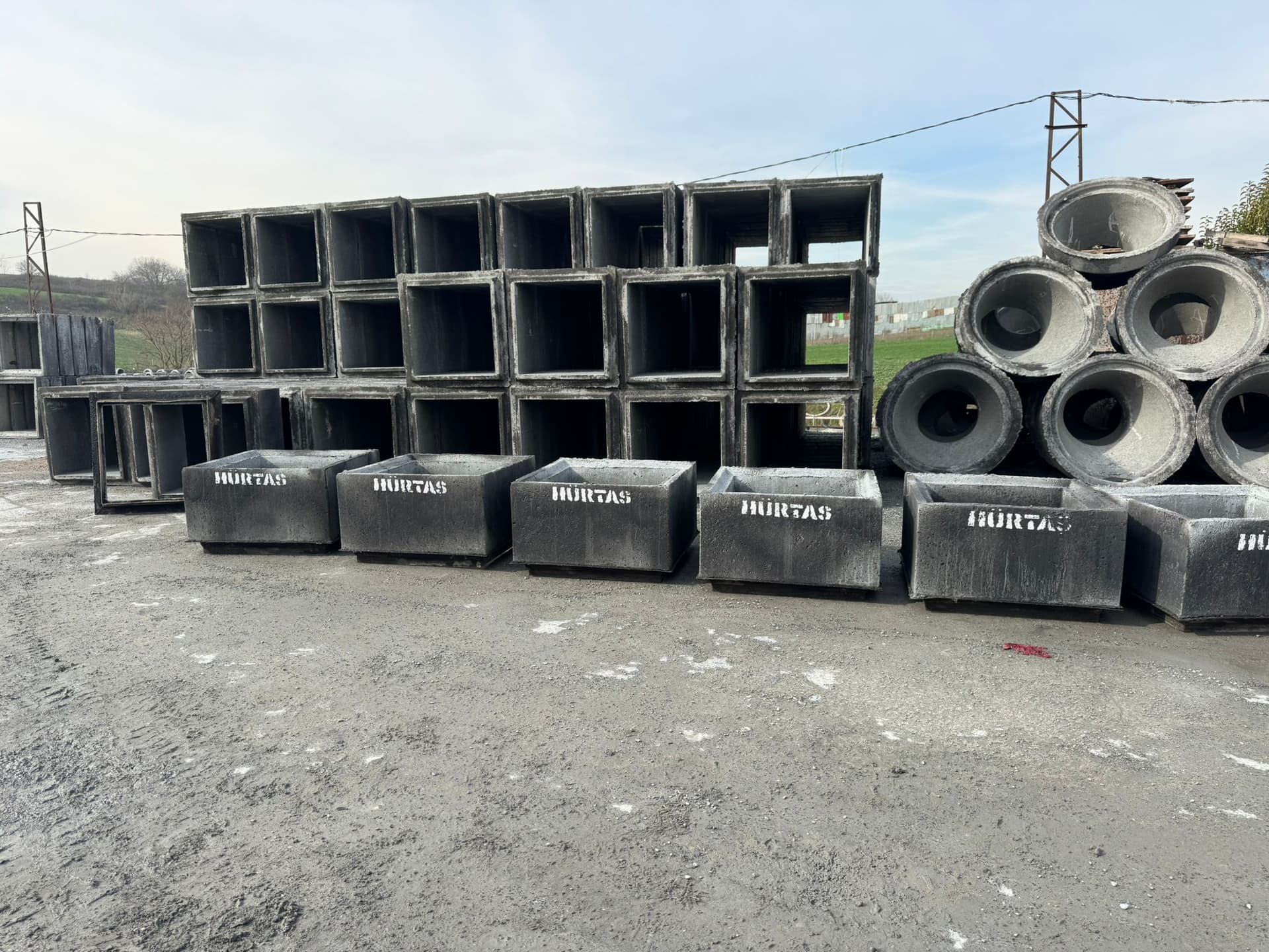 beton baca tabanı- muayene ve parsel bacaları